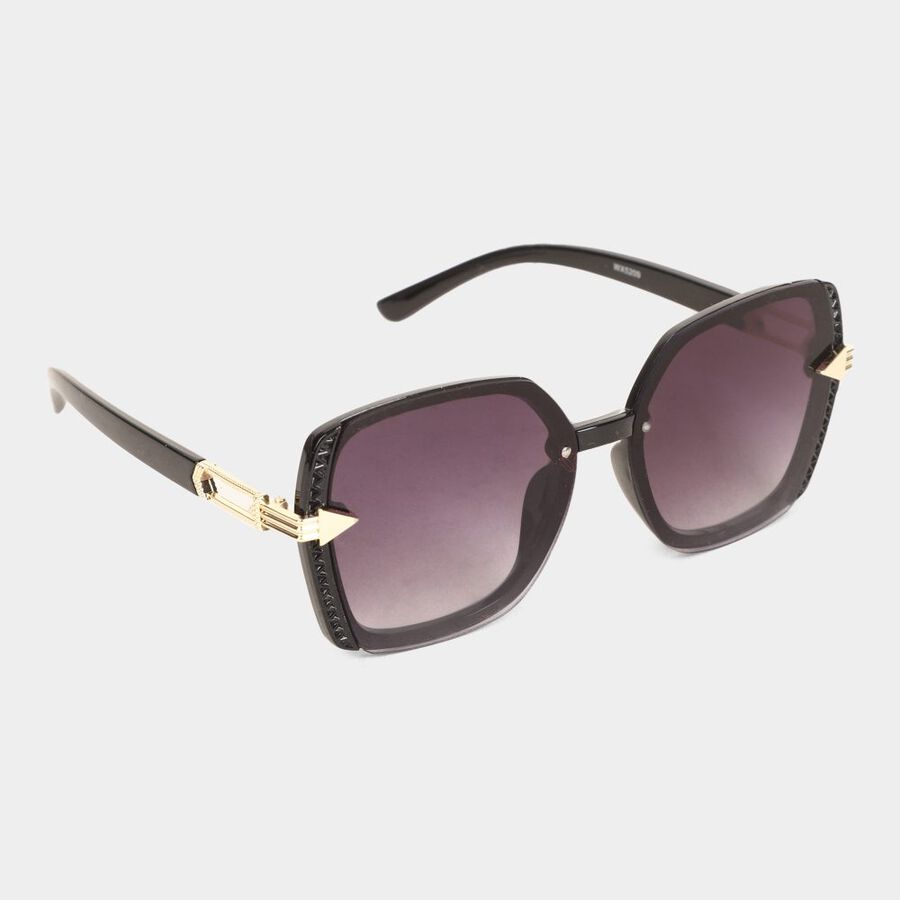 Women's Metal Gradient Square Sunglasses, , large image number null