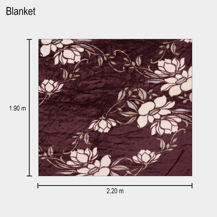 Purple Microfiber Blanket, , large image number null