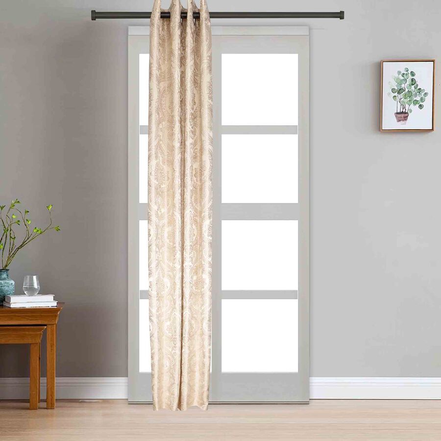 9ft. Cream Polyester Curtain, , large