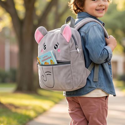 Kid's Soft Plush Elephant Backpack