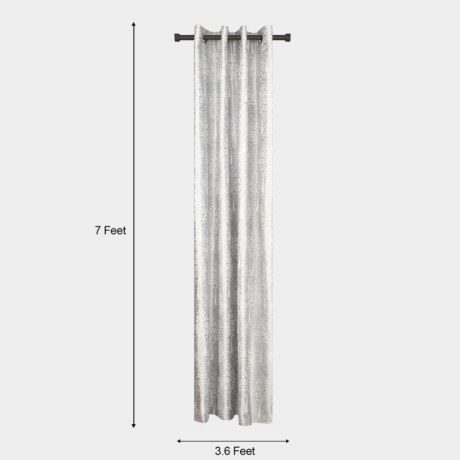 7ft. Light Grey Microfiber Door Curtain, , large image number null