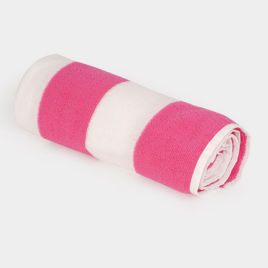 210 GSM Pink Microfiber Bath Towel, , large image number null