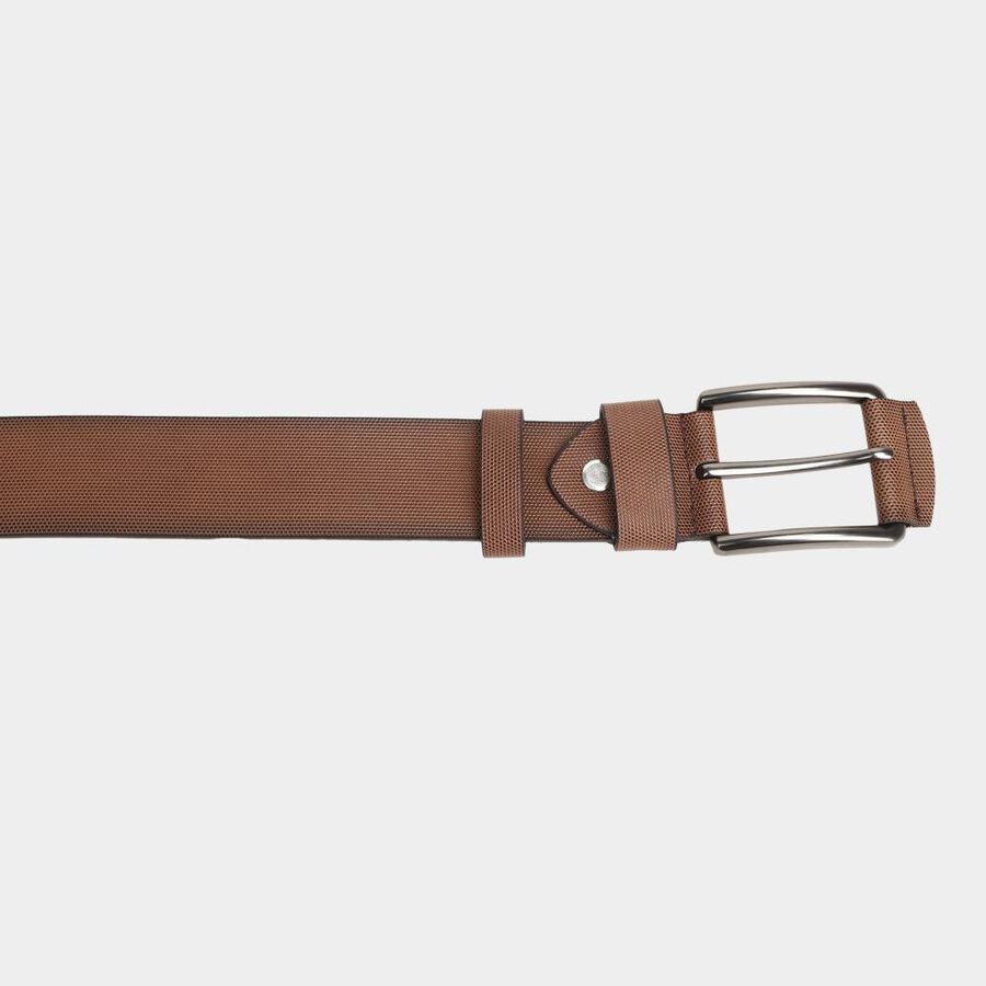 Men's Brown Polyurethane Formal Belt, , large image number null