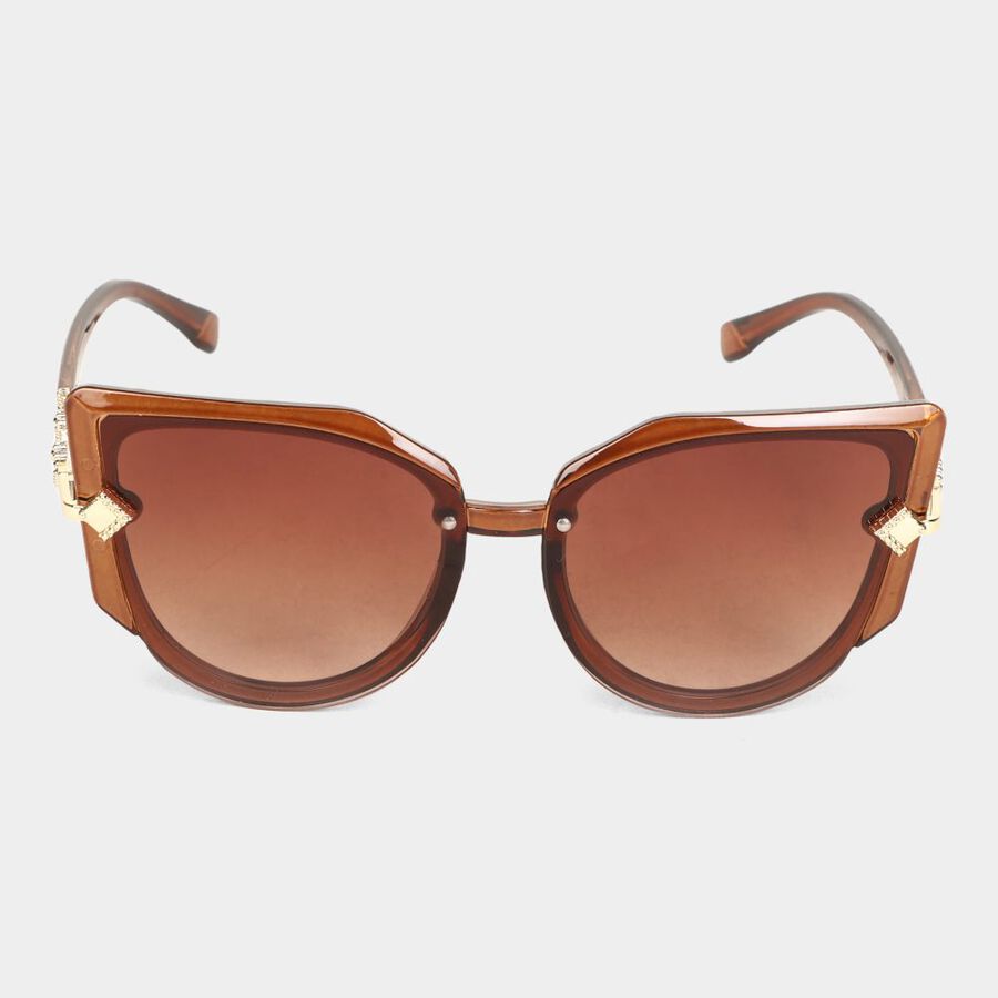 Women's Metal Gradient Square Sunglasses, , large image number null