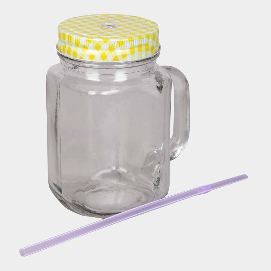 1 Pc. Glass Mason Jar- 360 ml, , large image number null