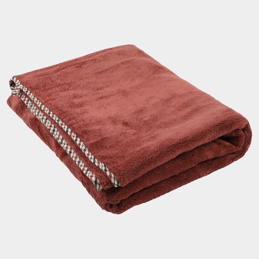 Maroon Polymide Bath Towel, , large