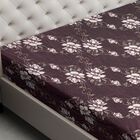 Blue Polyester Double bed Top Sheet , , small