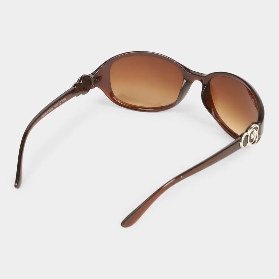 Women's Plastic Gradient Round Sunglasses, , large image number null
