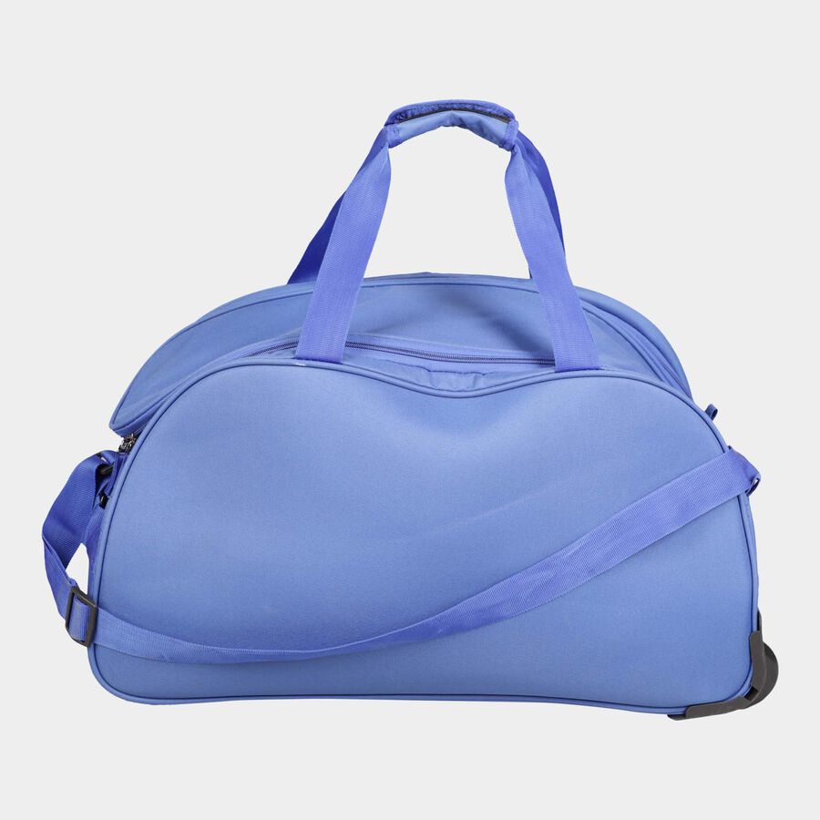 600 D Durable Fabric Duffle Trolley, Blue, 63 cm X 31.5 cm X 38 cm, , large image number null