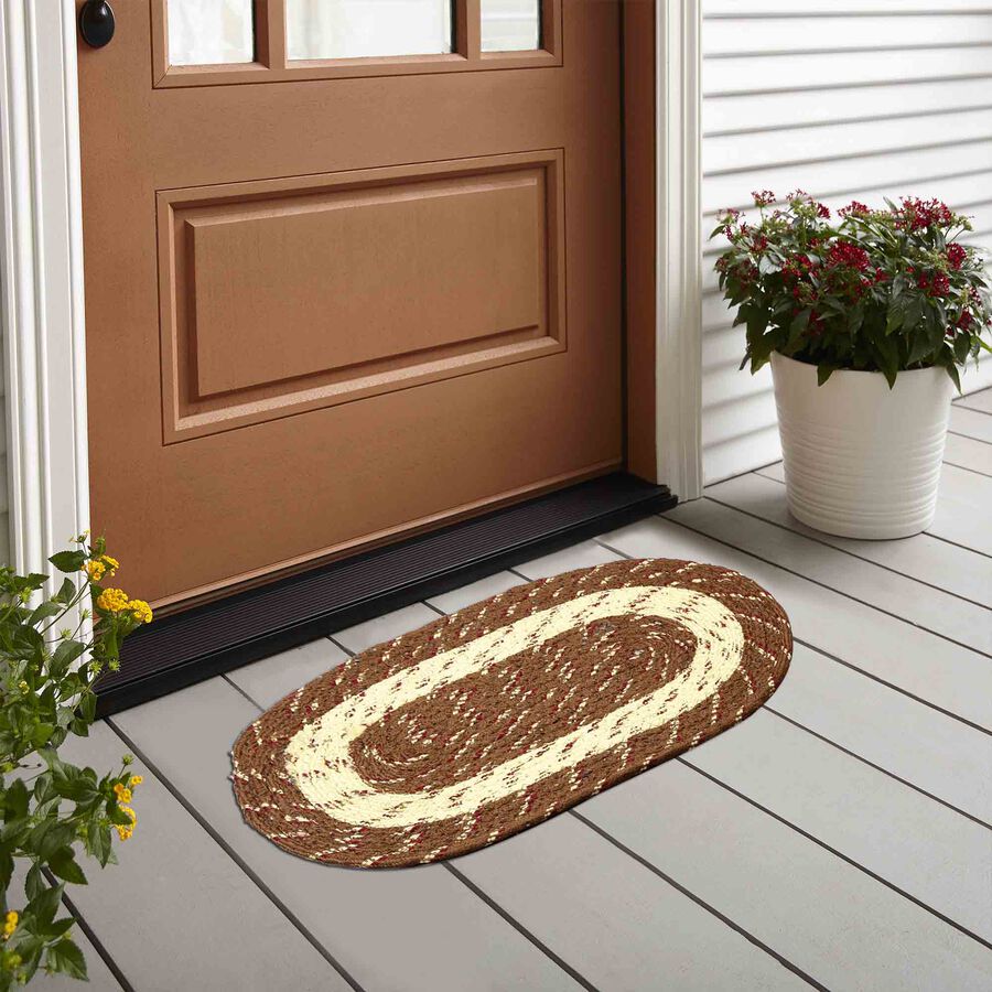 Brown Stripes Doormat, , large image number null