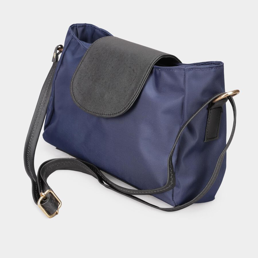 Women's Polyurethane Envelope/Zipper Sling Bag, , large image number null