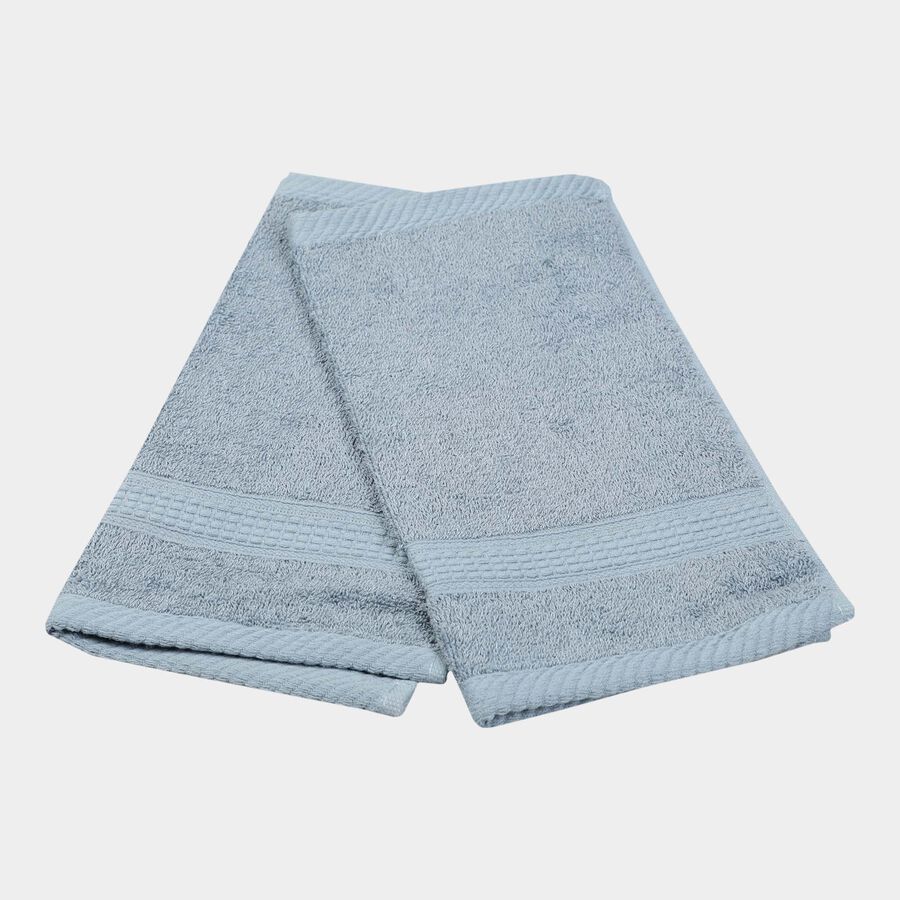 High Absorption Bamboo Cotton Face Towel, Set of 2, 500 GSM, 30 X 30 cm, , large image number null
