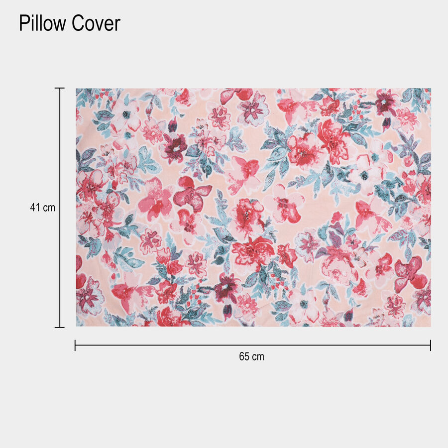 120 GSM Pink Polyester Double Bedsheet, , large image number null