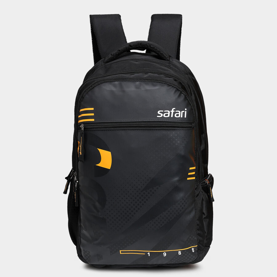 Black Polyester Back Pack, , large