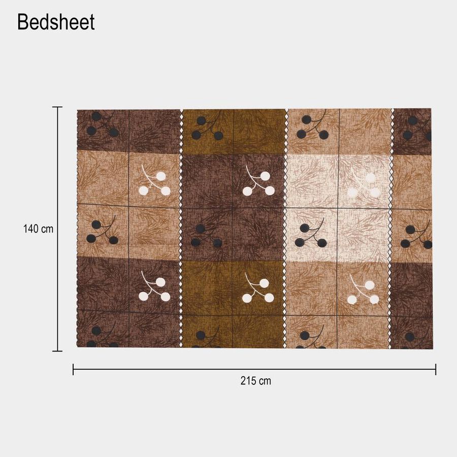Green Microfiber Single Bedsheet, , large image number null