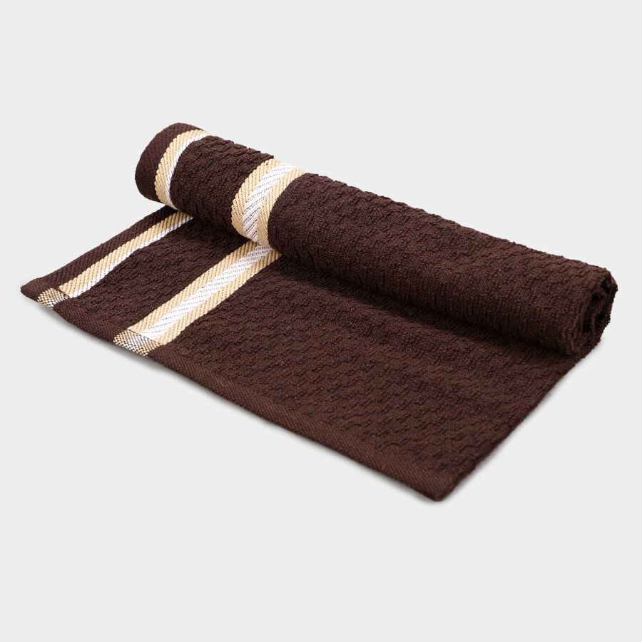 400 GSM Brown Microfiber Hand Towel, , large image number null