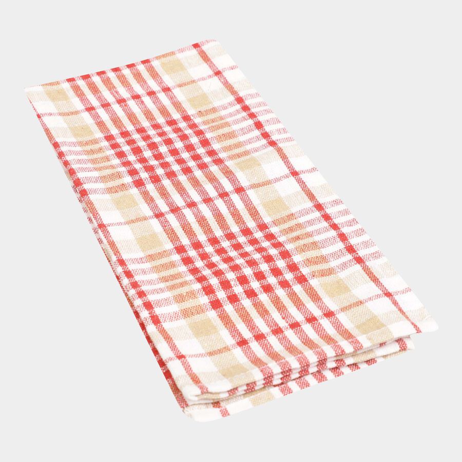 Cotton Kitchen Napkin, Red, 38 X 58 cm, 150 g, , large image number null
