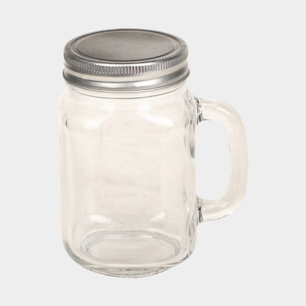 Home Finery                         430 ml Glass Mason Jar