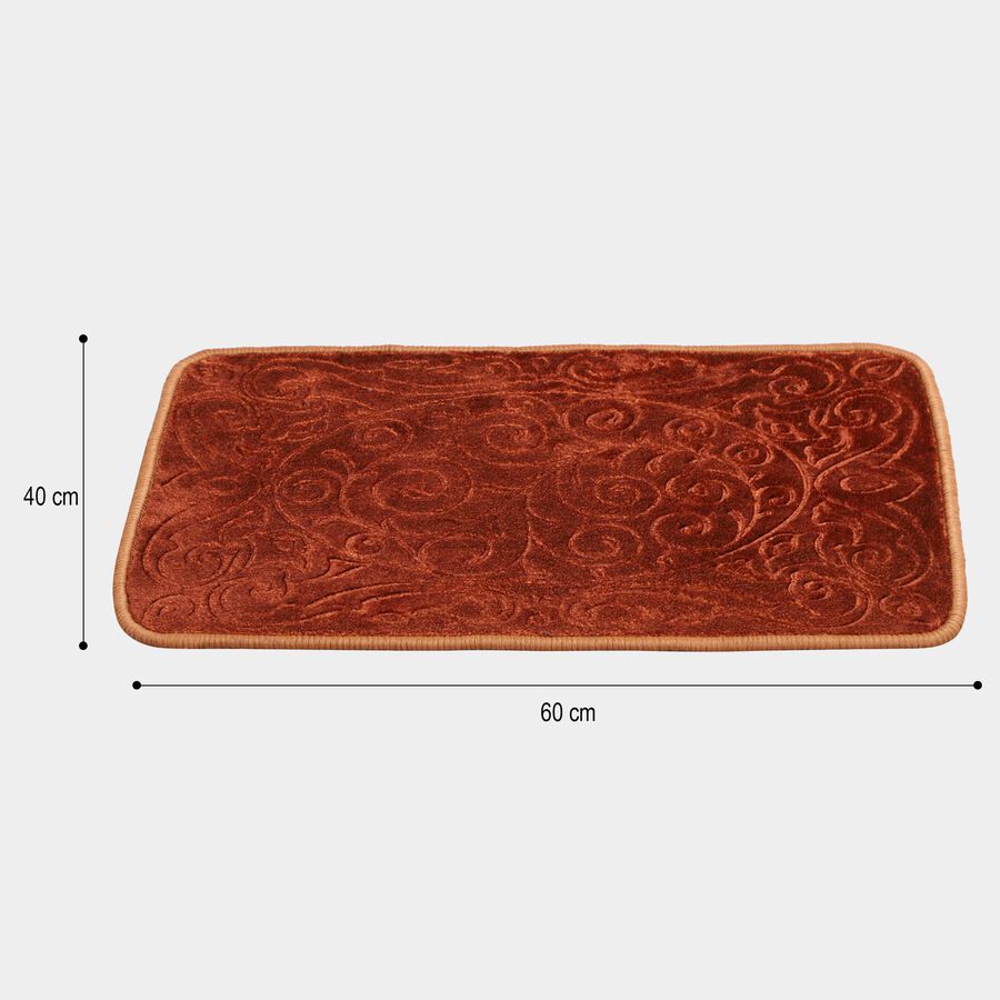 Anti-Skid Brown Polyester Door Mat, , large image number null