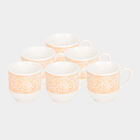 120ml White Stoneware Cup Set of 6, , small image number null