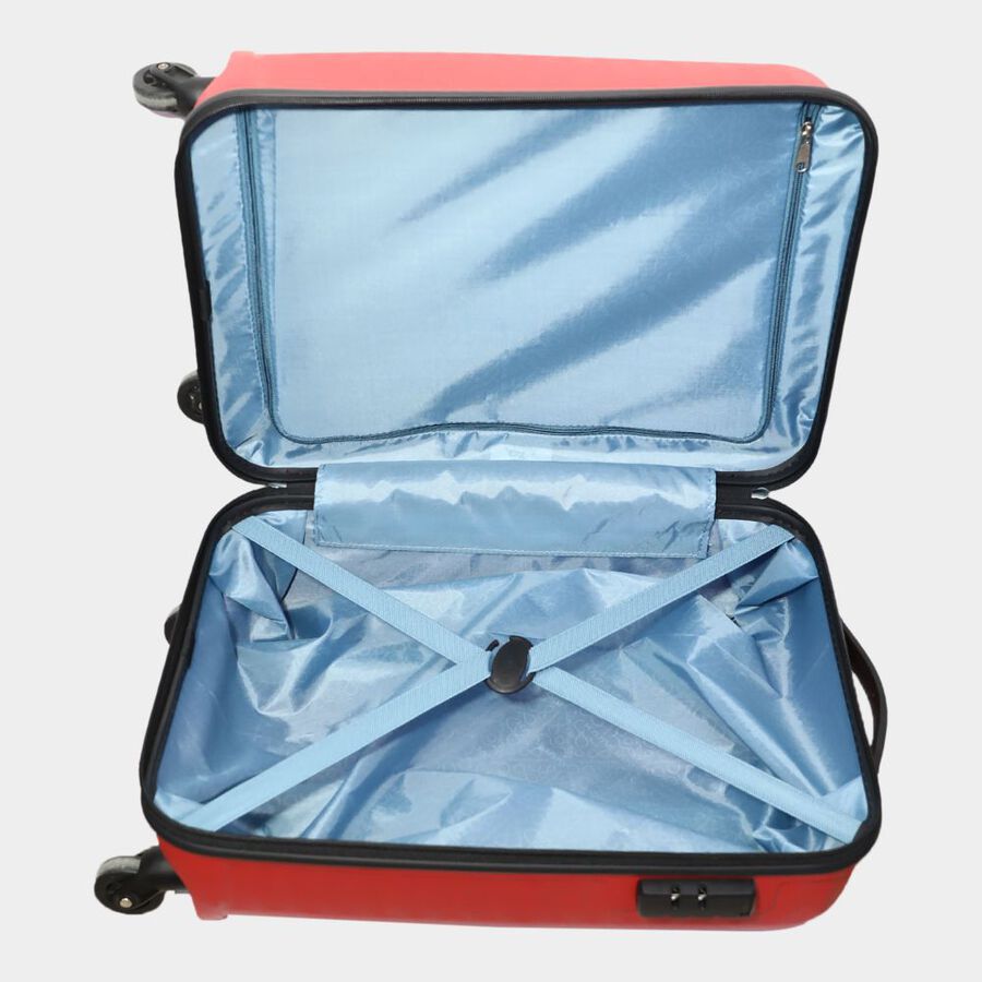 4-Wheel Red PVC Matee Hard Case Trolley, Small + Medium, , large image number null
