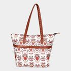Women's Beige Fabric-Polyester Tote Bag, , small image number null