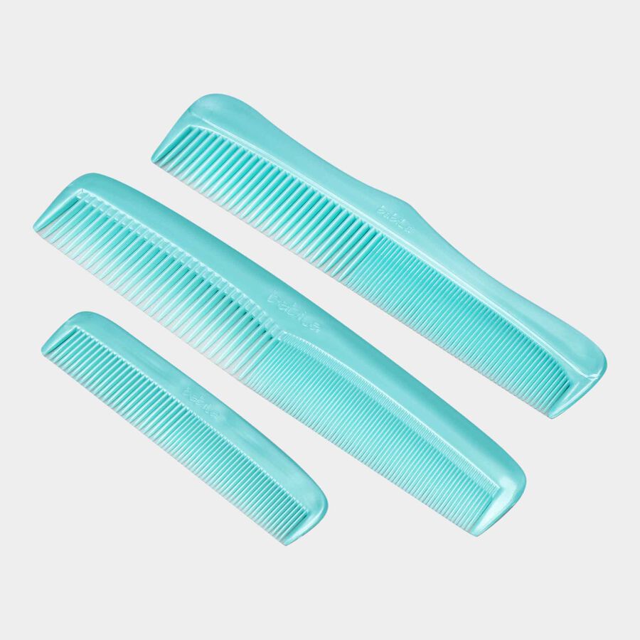 Plastic Hair Comb, Set of 3, , large image number null