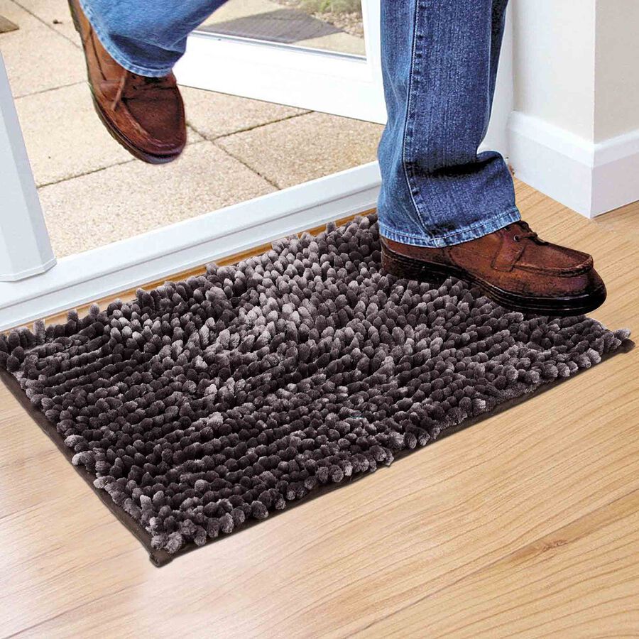 Anti-Skid Multicolour Polyester Door Mat, , large image number null
