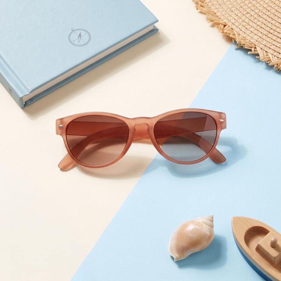 Kid'S Brown Plastic Kids Sunglass, , large