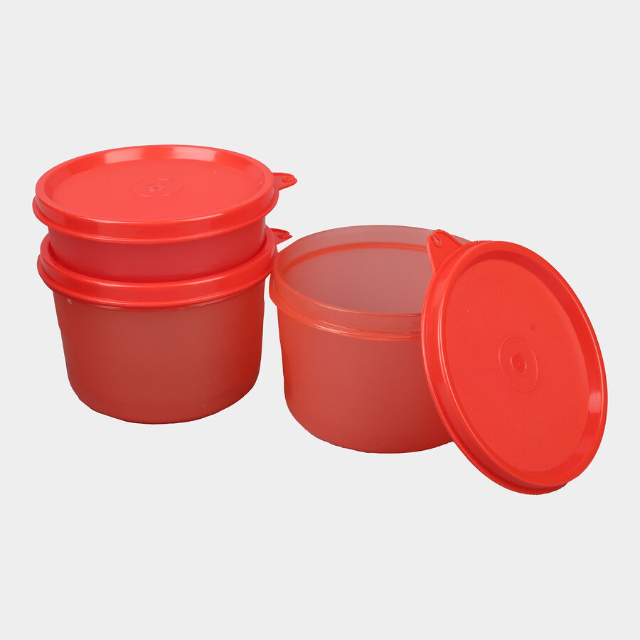 Plastic Lunch Box - 3 Containers With Bag, , large image number null