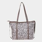 Women's Fabric Satchel, Printed, Medium Size, , small image number null