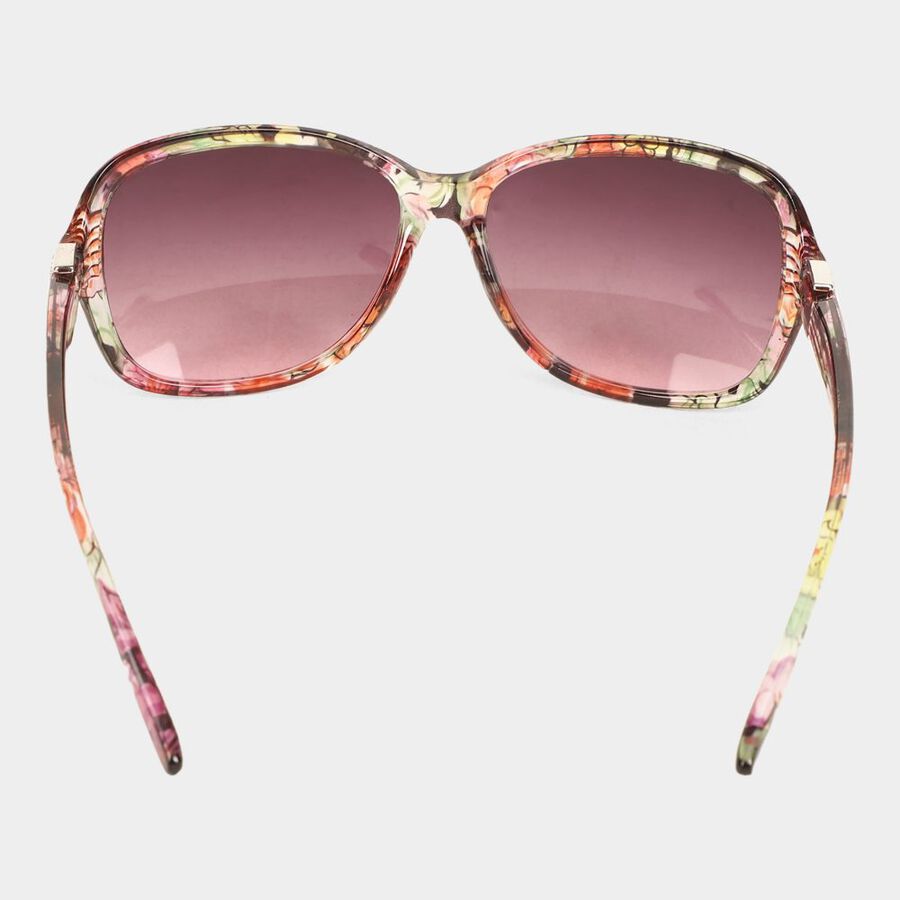 Women's Plastic Gradient Round Sunglasses, , large image number null
