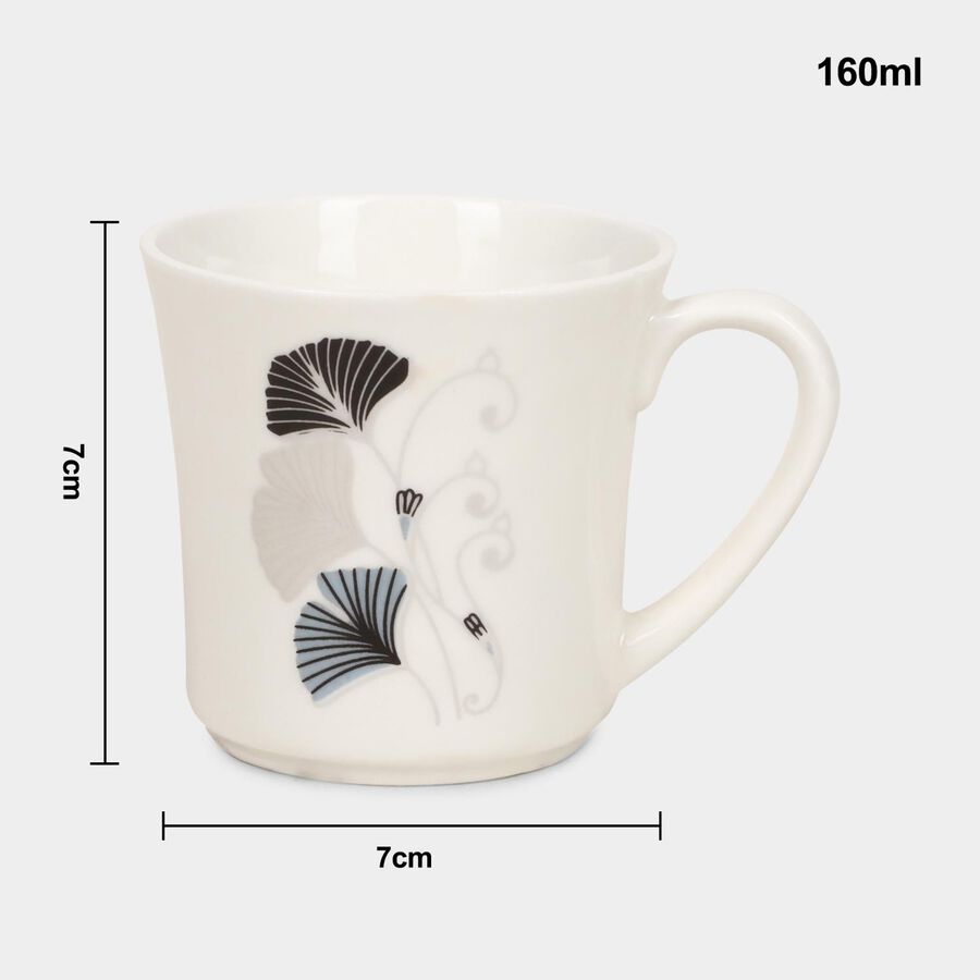 160 ml बोन चाइना मग, 6 मग का सेट, , large image number null