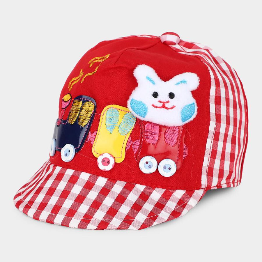 Kid's Red Fabric Cap , , large image number null
