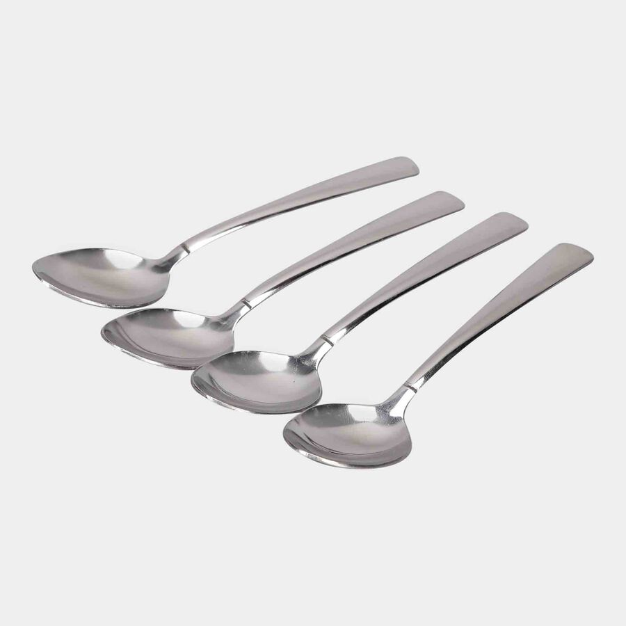 Stainless Steel Baby Spoon - 4 Pcs., , large image number null