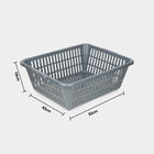 Grey Plastic Basket, , small image number null