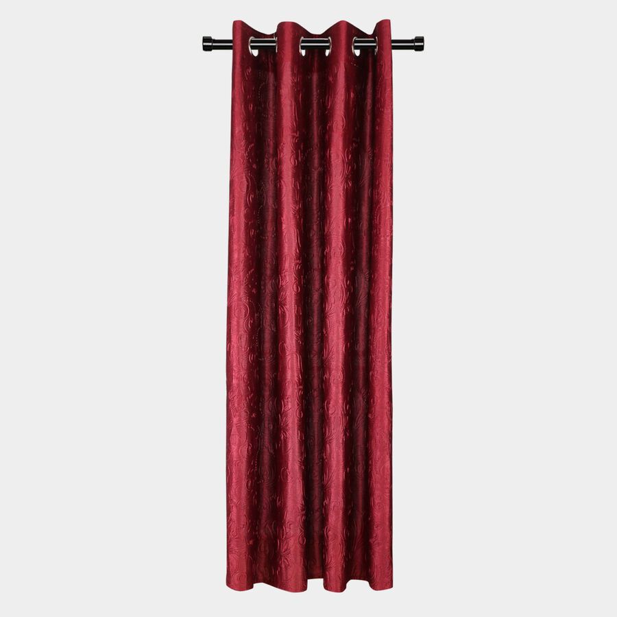 5ft. Maroon Window Curtain, , large image number null