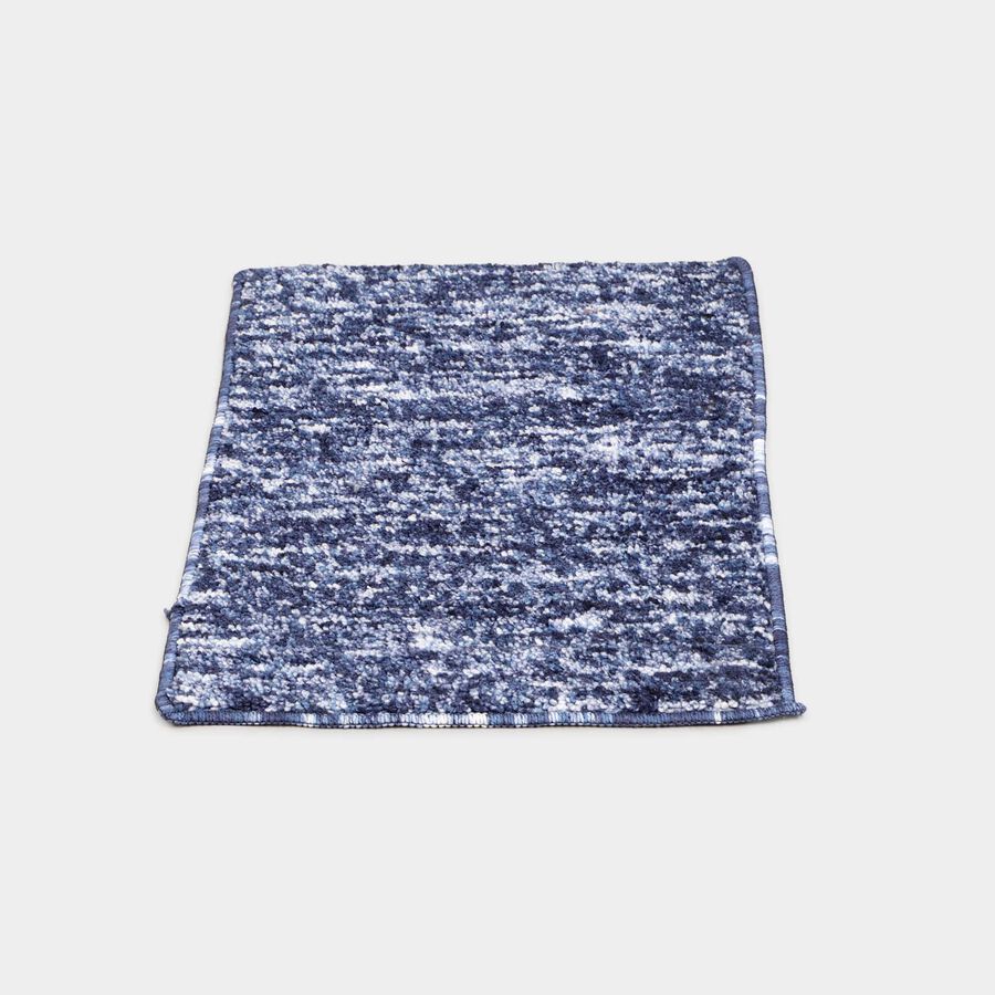 Anti-Skid Blue Polyester Door Mat, , large image number null