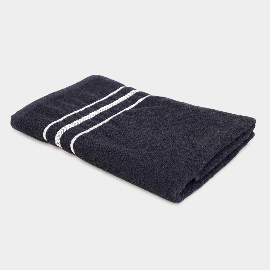 250 GSM Blue Cotton Blend Bath Towel, , large image number null