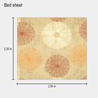 Dark Green Cotton Double Bedsheet With Pillow Cover, , small image number null