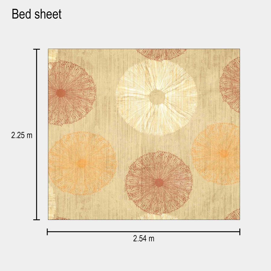 Dark Green Cotton Double Bedsheet With Pillow Cover, , large image number null
