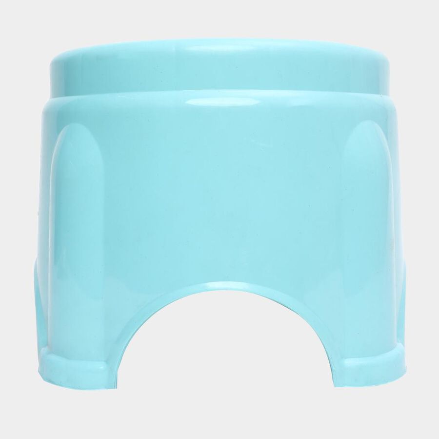 Blue Plastic Bath Stool, , large image number null