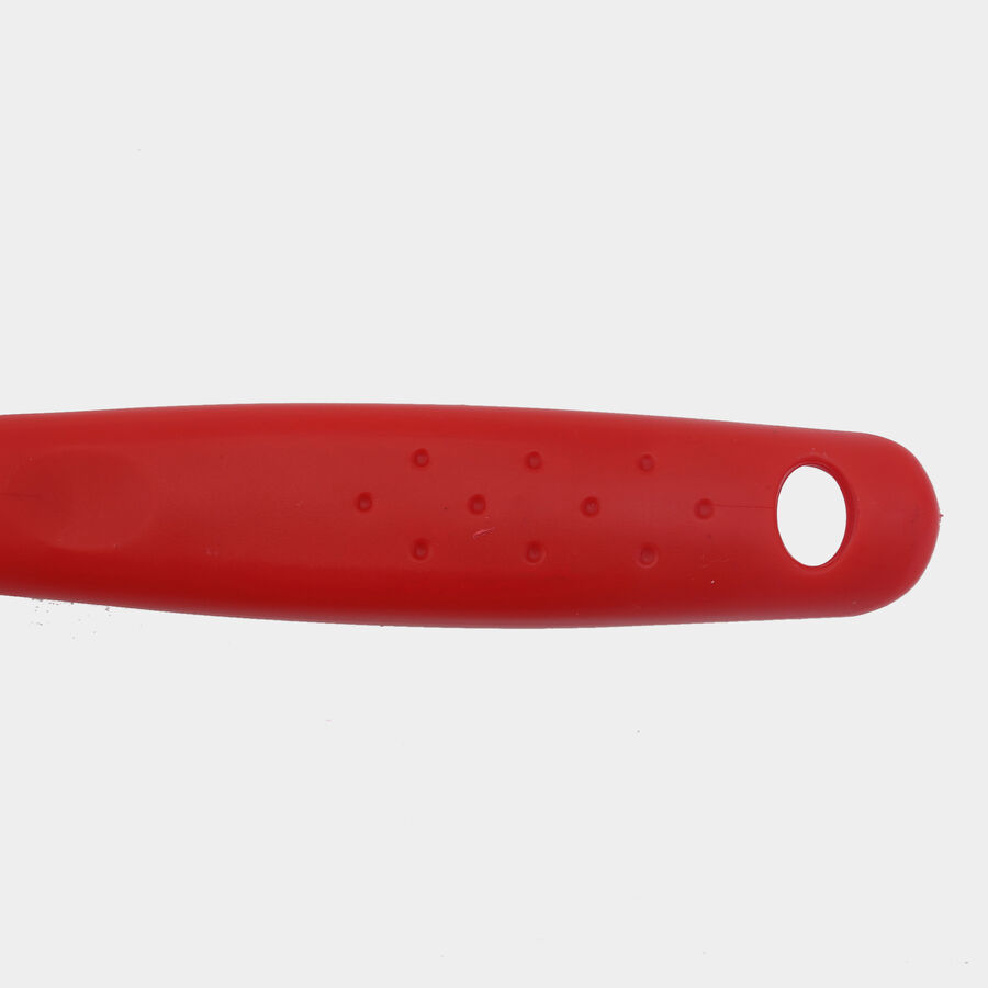 Stainless Steel Slotted Turner With Plastic Handle, , large image number null
