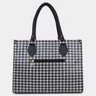 Women's Black Polyurethane Hand Bag, , small image number null