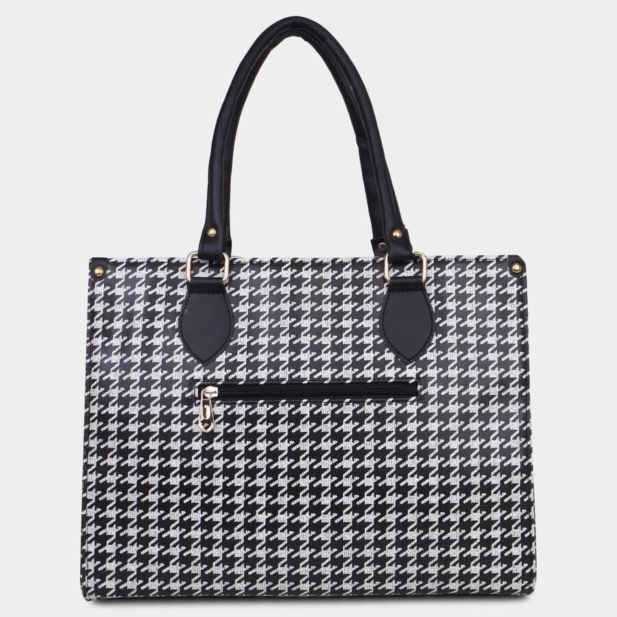 Women's Black Polyurethane Hand Bag, , large image number null