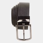 Men's Black Polyurethane Formal Belt, , small image number null