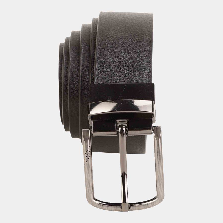 Men's Black Polyurethane Formal Belt, , large image number null