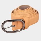 Women's Tan Polyurethane Belt, , small image number null