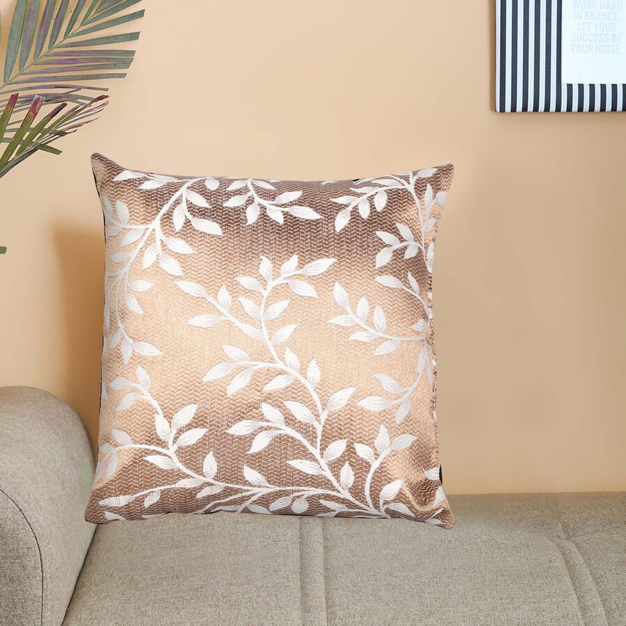Beige Microfiber Cushion, , large