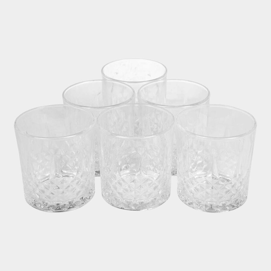 340 ml Glass Tumbler Set of 6, , large image number null